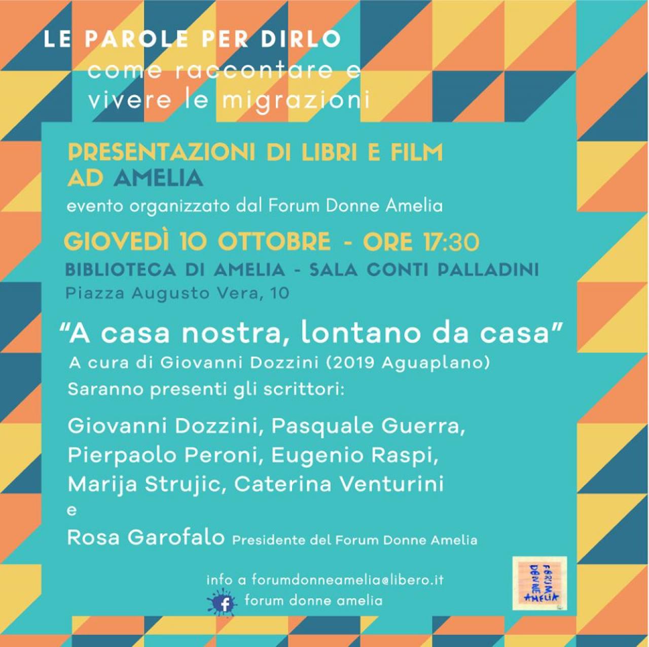 A casa nostra, lontano da casa @Amelia